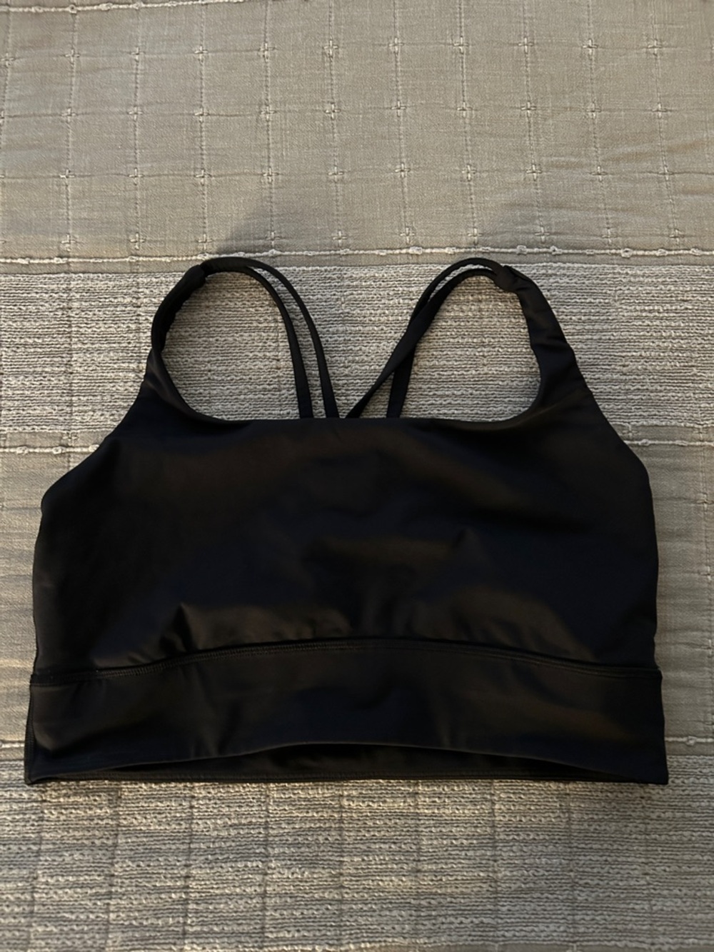 Lululemon black sports bra size 12